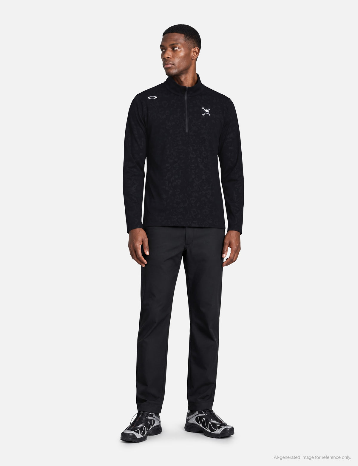 Oakley オークリー 【本物保証】 シャツ ストリート系 メンズ Skull Embossed LS Mock Shirt