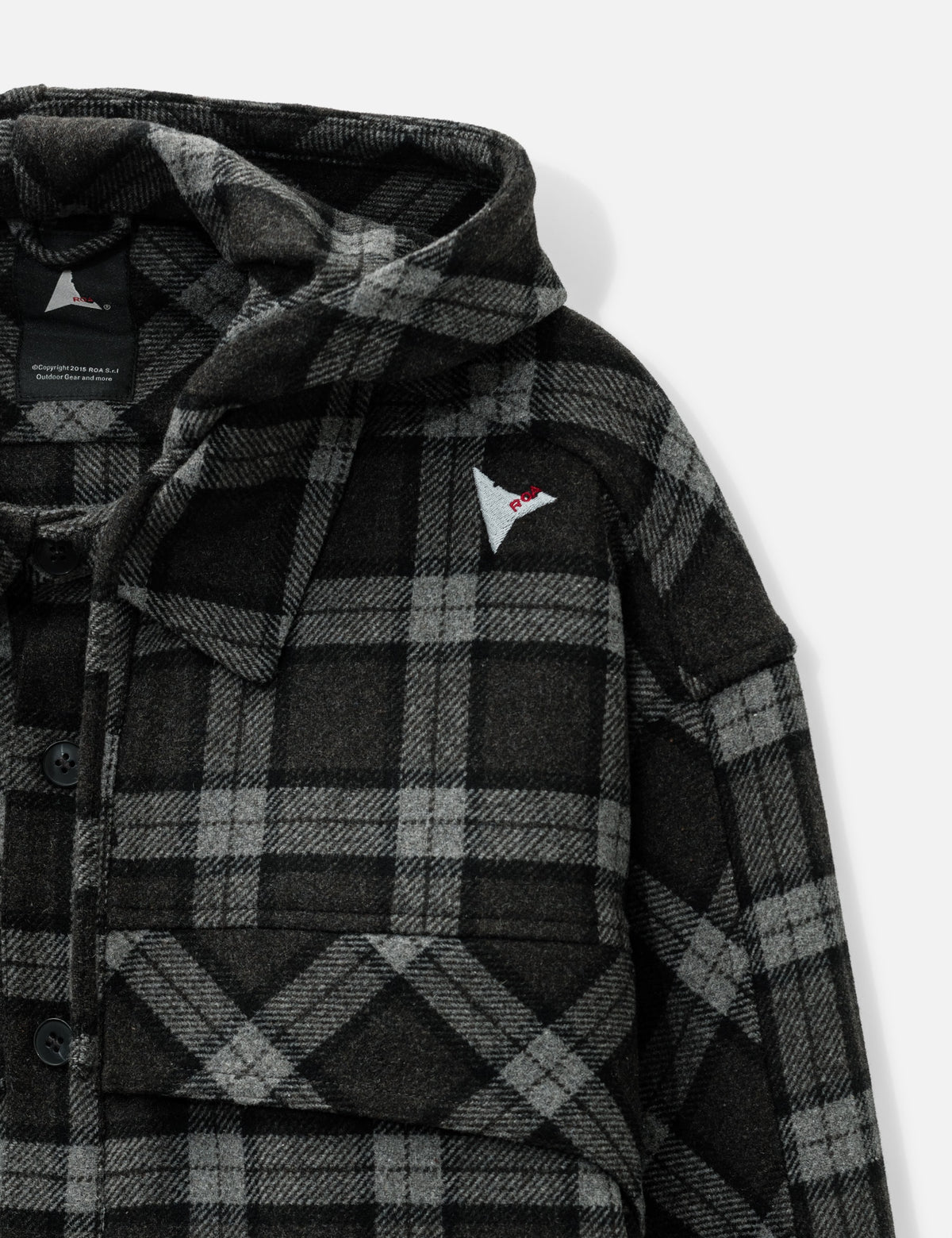 Roa ROA 【本物保証】 シャツ ストリート系 メンズ Logger Wool Check Long Sleeve Shirt