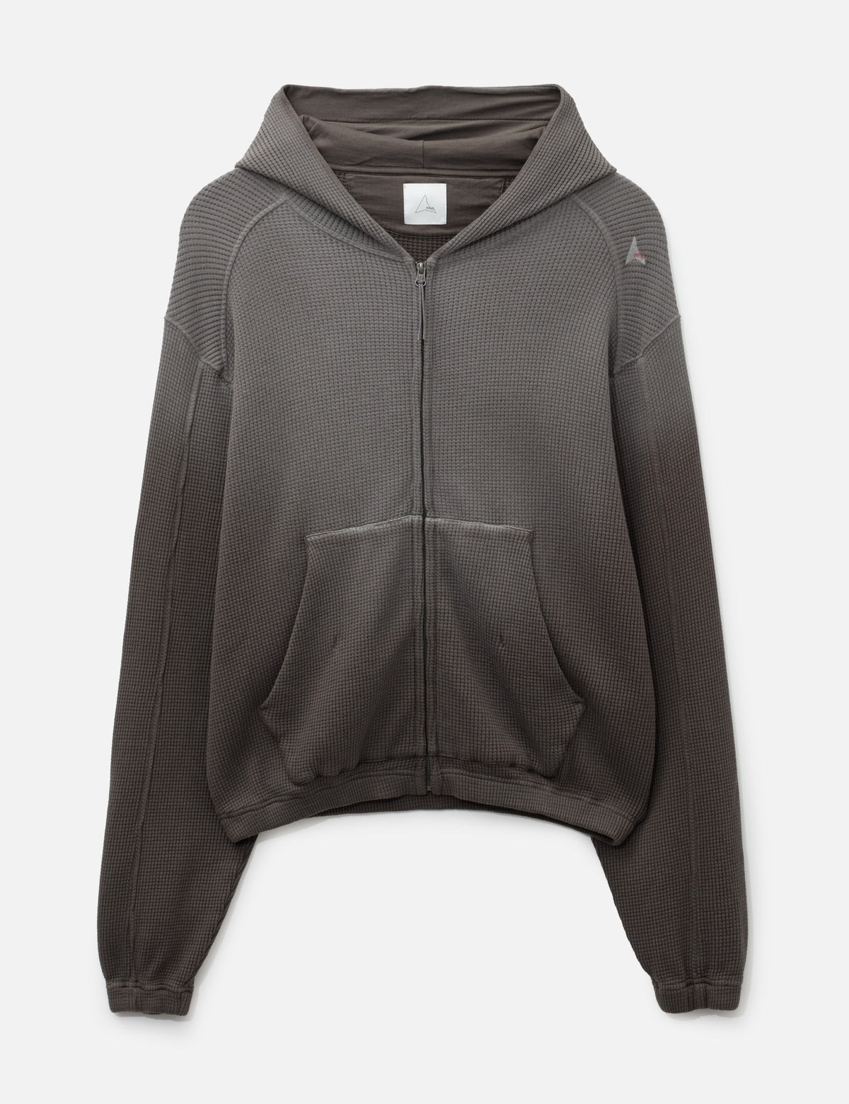 Roa ROA 【本物保証】 パーカー ストリート系 メンズ Bee Sun Faded Organic Waffle Zip Up Hoodie