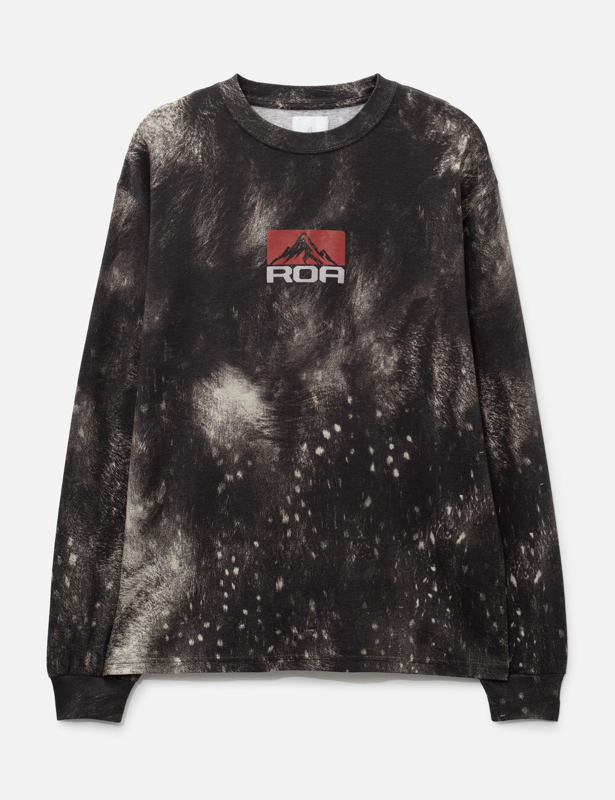 Roa ROA 【本物保証】 Tシャツ ストリート系 メンズ Fuzzy Print Long Sleeve