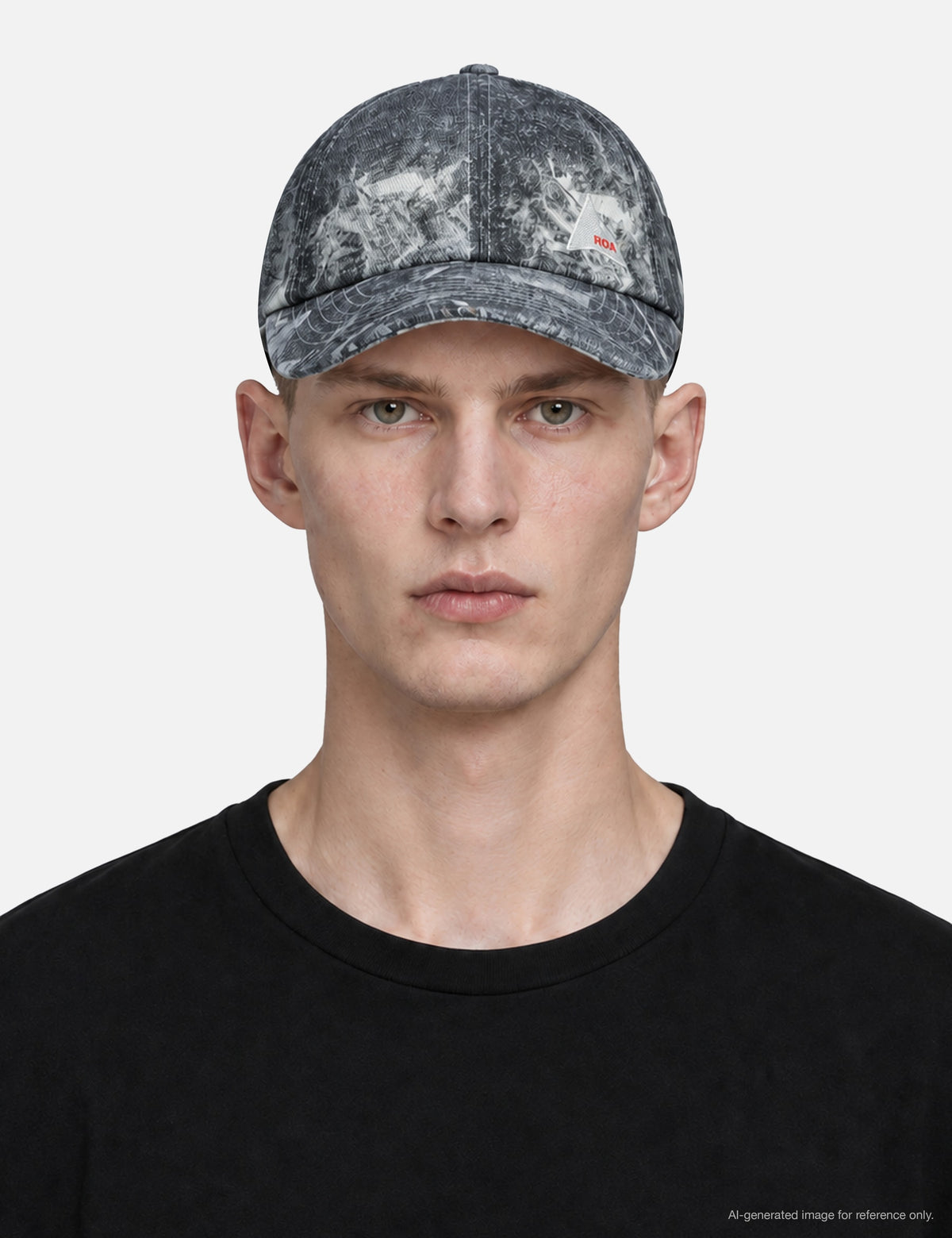 Roa ROA 【本物保証】 キャップ ストリート系 メンズ ROA X Wrangler Denim 6 Panel Cap Washed Pattern