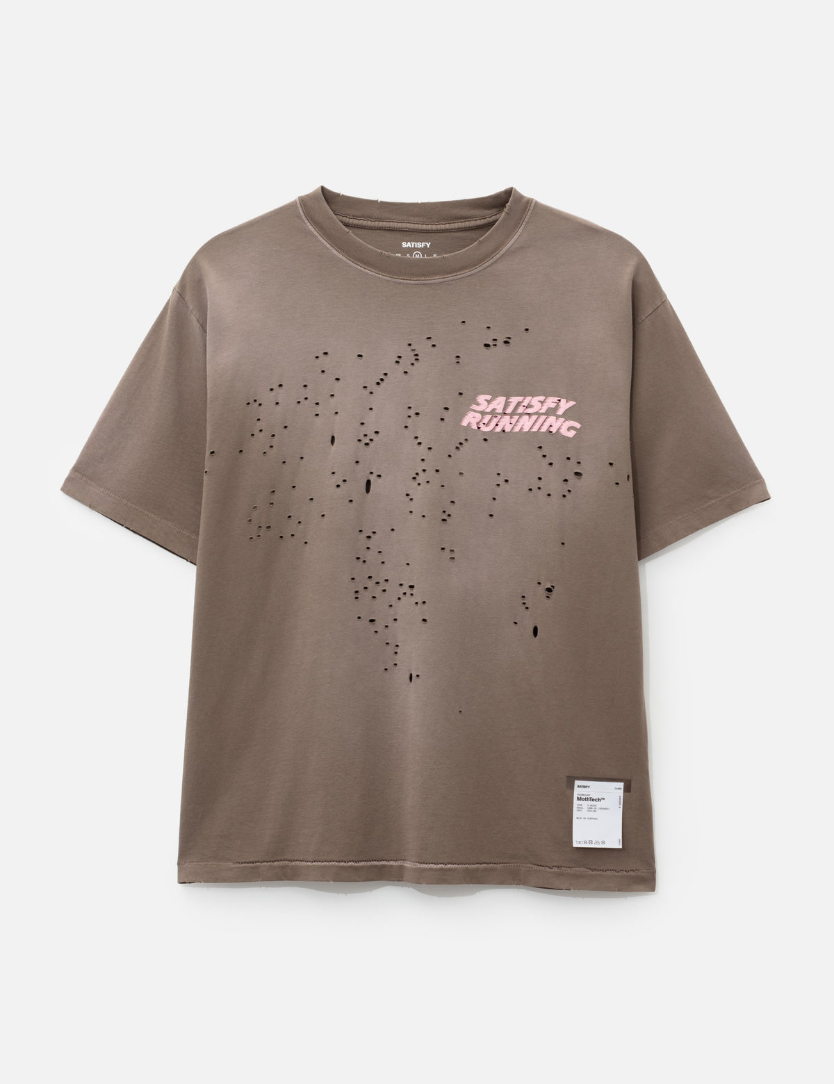 Satisfy SATISFY 【本物保証】 シャツ ストリート系 メンズ MothTech(TM) T‐Shirt With Wave Logo