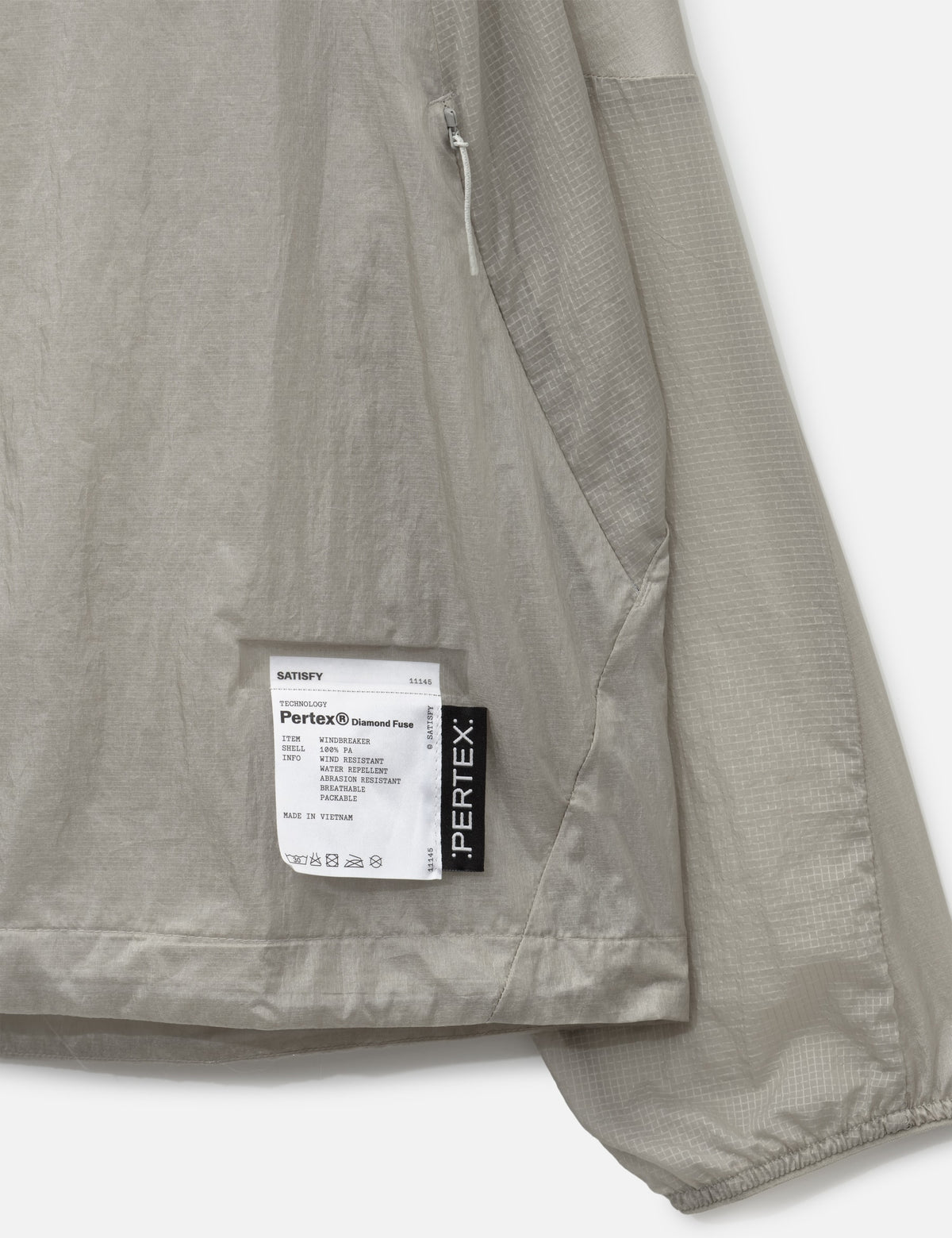 Satisfy 【本物保証】 ジャケット・アウター ストリート系 メンズ Pertex(R) Diamond Fuse Windbreaker