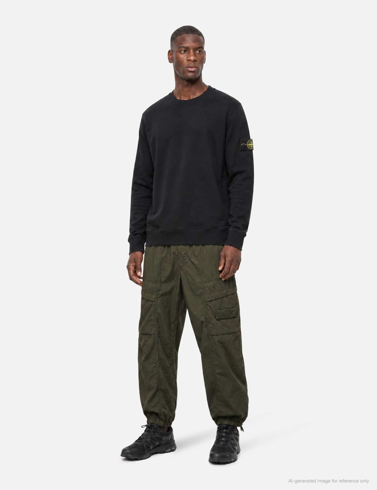 Stone Island ストーン アイランド 【本物保証】 カーゴパンツ ストリート系 メンズ Nylon Smerigliato S.I. Ghost Cargo Pants
