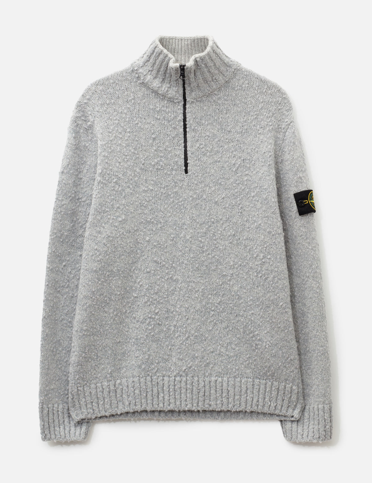 Stone Island ストーン アイランド 【本物保証】 セーター ストリート系 メンズ Speckled Wool Nylon Half-Zip Jumper