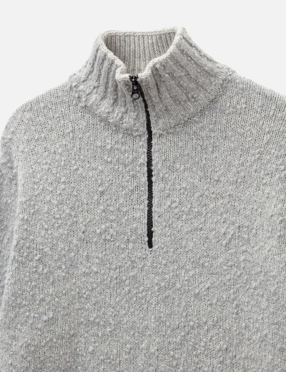 Stone Island ストーン アイランド 【本物保証】 セーター ストリート系 メンズ Speckled Wool Nylon Half-Zip Jumper