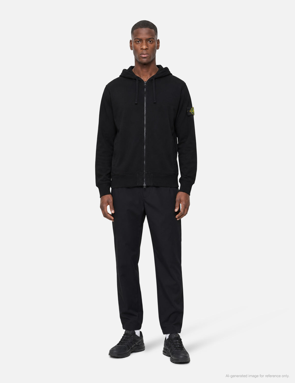 Stone Island ストーン アイランド 【本物保証】パーカー ストリート系 メンズ Organic Cotton Fleece Zip-Up Hooded Sweatshirt