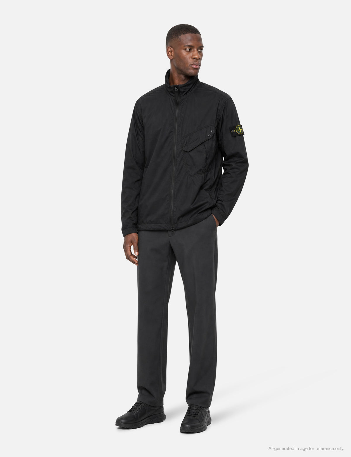 Stone Island ストーン アイランド 【本物保証】 シャツ ストリート系 メンズ Ultralight Nylon Stretch-TC Zip-Up Overshirt