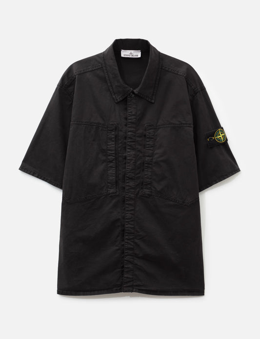 Stone Island ストーン アイランド 【本物保証】 シャツ ストリート系 メンズ Stretch Organic Cotton Twill Short-Sleeve Shirt