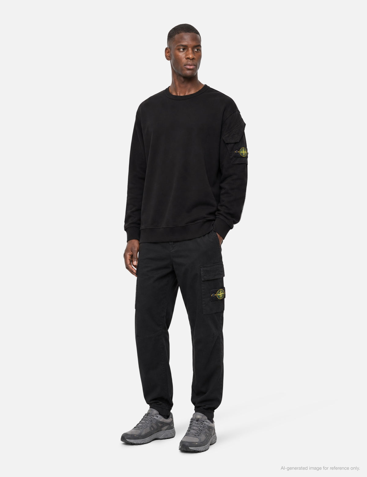 Stone Island ストーン アイランド 【本物保証】 カーゴパンツ ストリート系 メンズ Stretch Organic Broken Twill Cotton 'Old' Effect Cargo Trousers