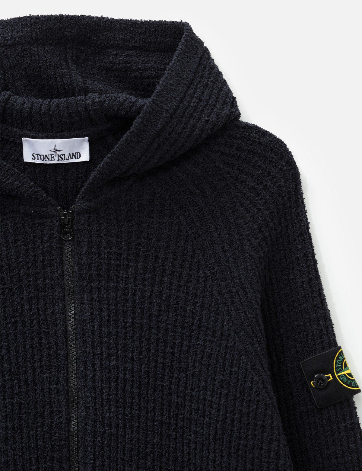 Stone Island ストーン アイランド 【本物保証】 パーカー ストリート系 メンズ Full Rib Cotton Boucle Hooded Zip-Up Jumper