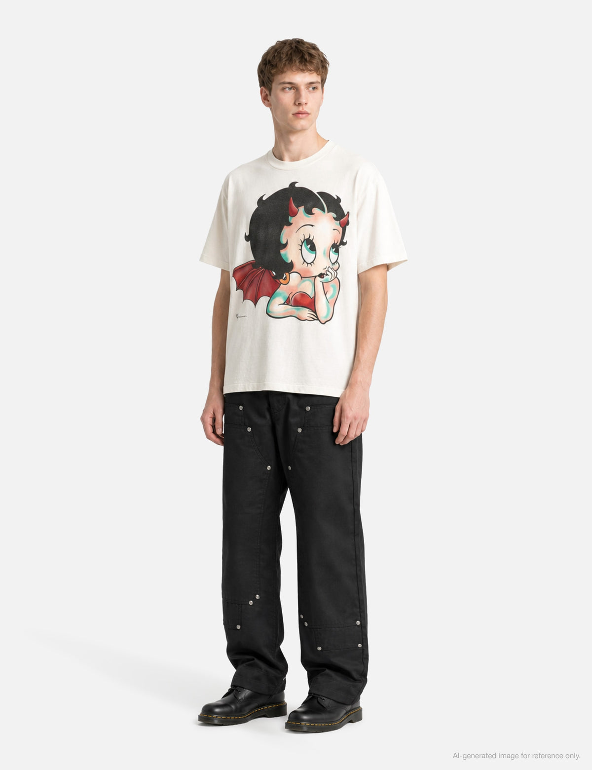 Saint Michael 聖ミカエル 【本物保証】 Tシャツ ストリート系 メンズ Devil T-Shirt