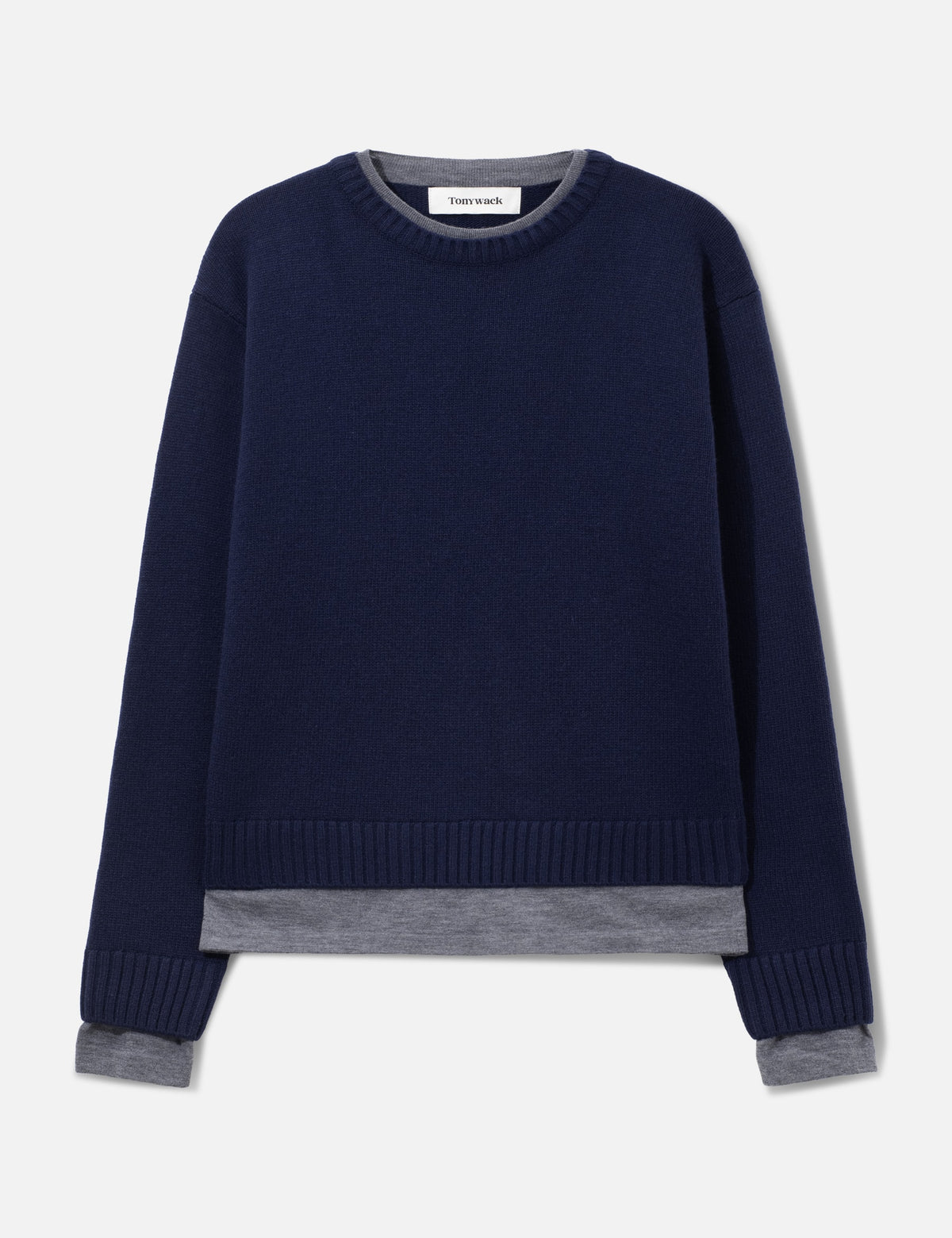 Tonywack トニアック【本物保証】 ニット ストリート系 メンズ Wool Blend Layered Knit