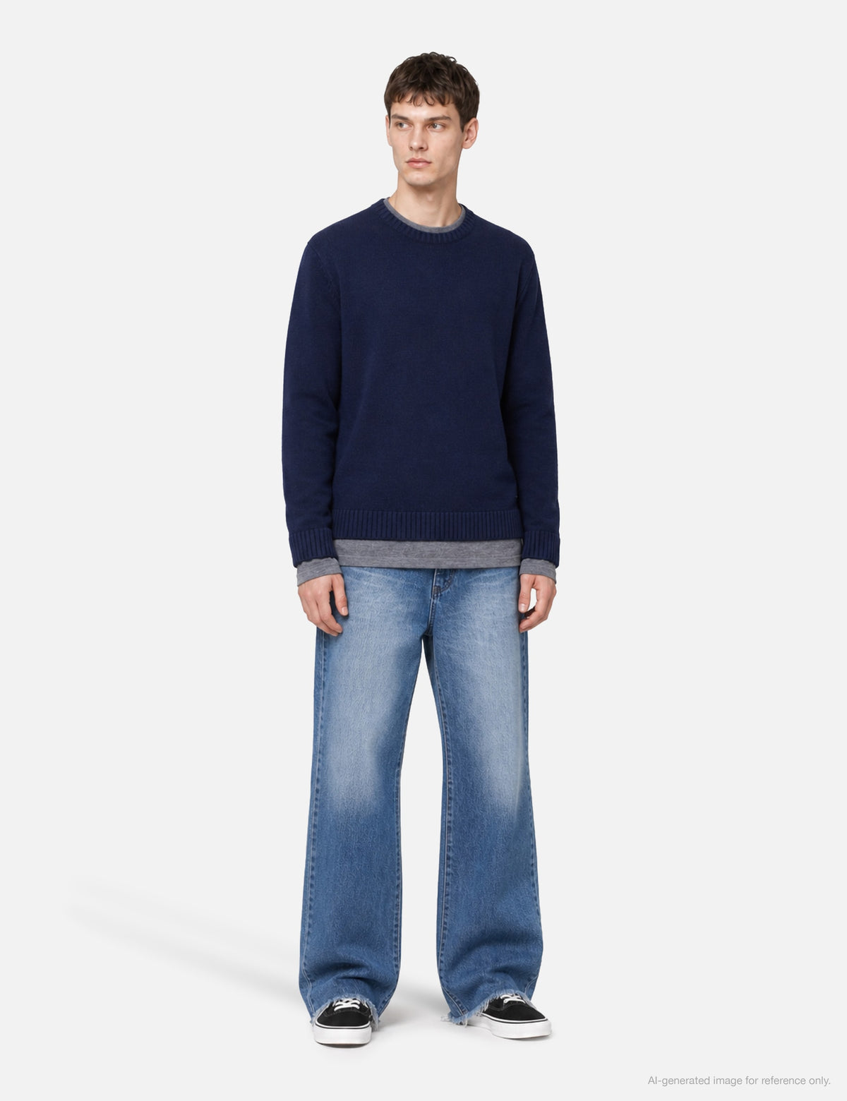 Tonywack トニアック【本物保証】 ニット ストリート系 メンズ Wool Blend Layered Knit