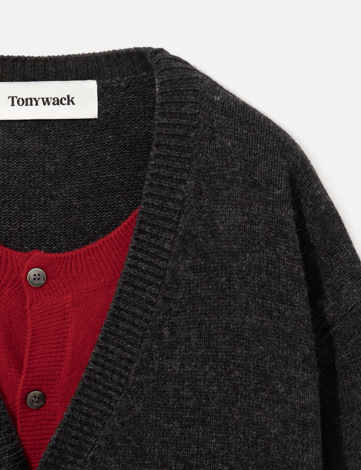 Tonywack トニアック【本物保証】 カーディガン ストリート系 メンズ Wool Layered Cardigan