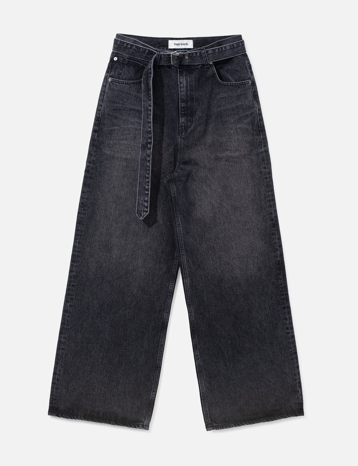 Tonywack トニーワック 【本物保証】 デニムパンツ ストリート系 メンズ Wide-Leg Belted Denim Jeans