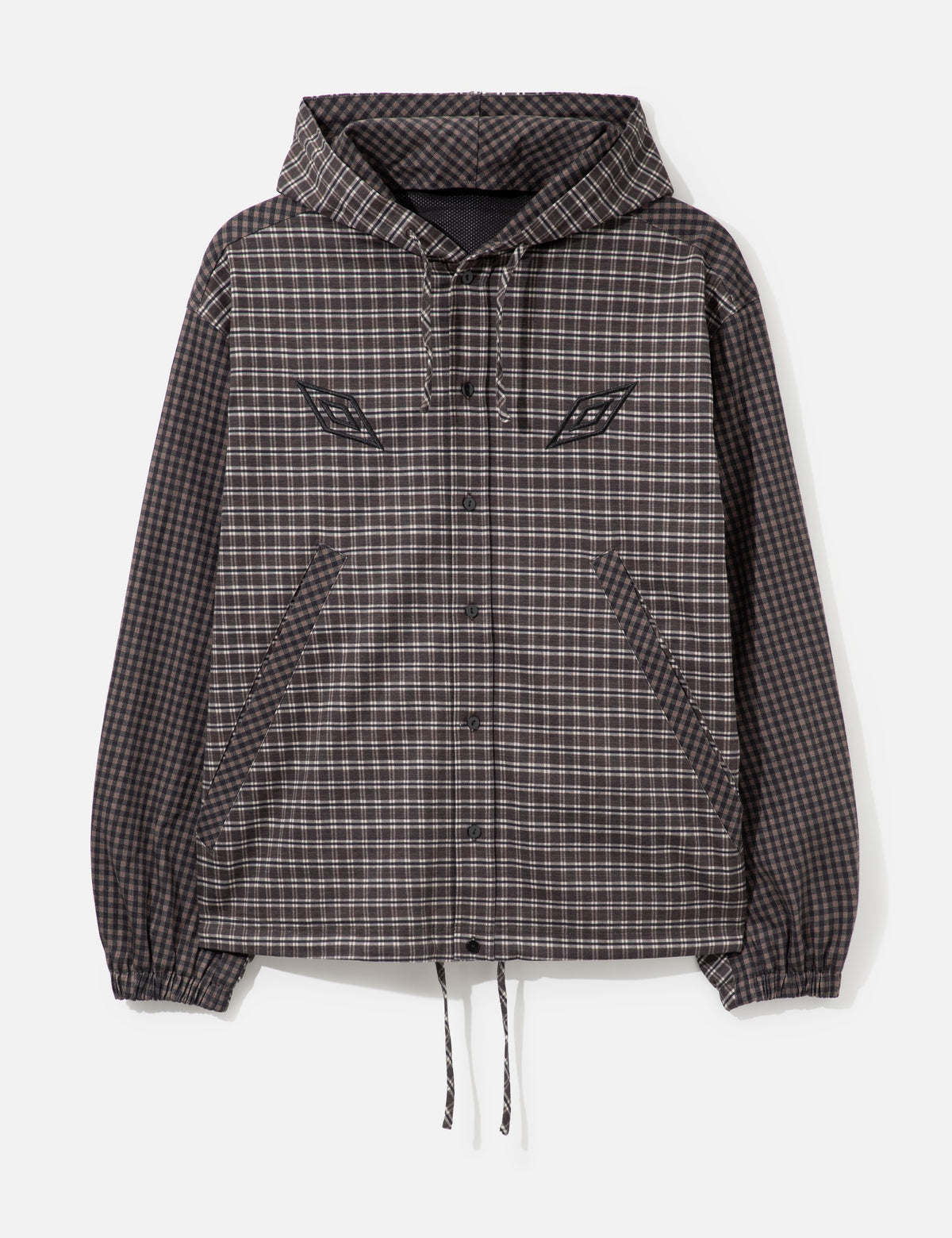Umbro アンブロ 【本物保証】 ジャケット ストリート系 メンズ Slam Jam X Umbro Double Plaid Overshirt Dark