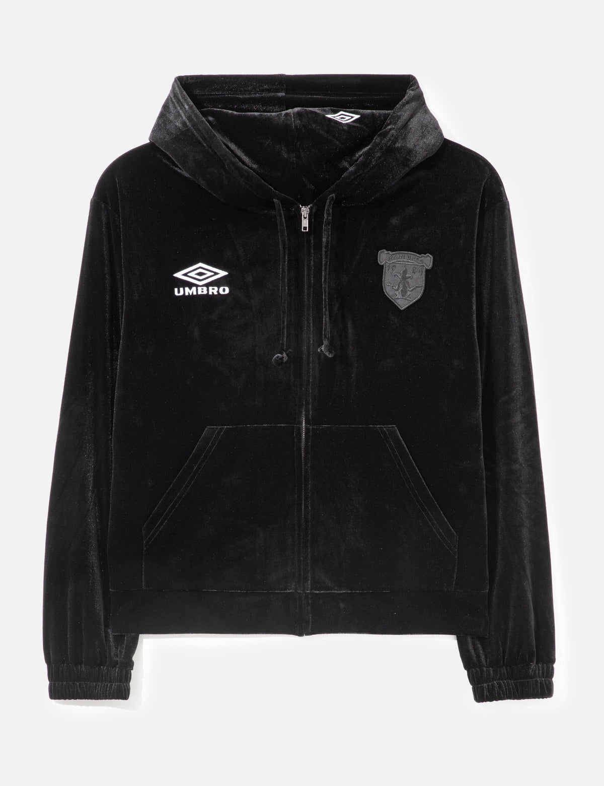 Umbro アンブロ 【本物保証】 パーカー ストリート系 メンズ Slam Jam X Umbro Velvet Masked Zip Hoodie