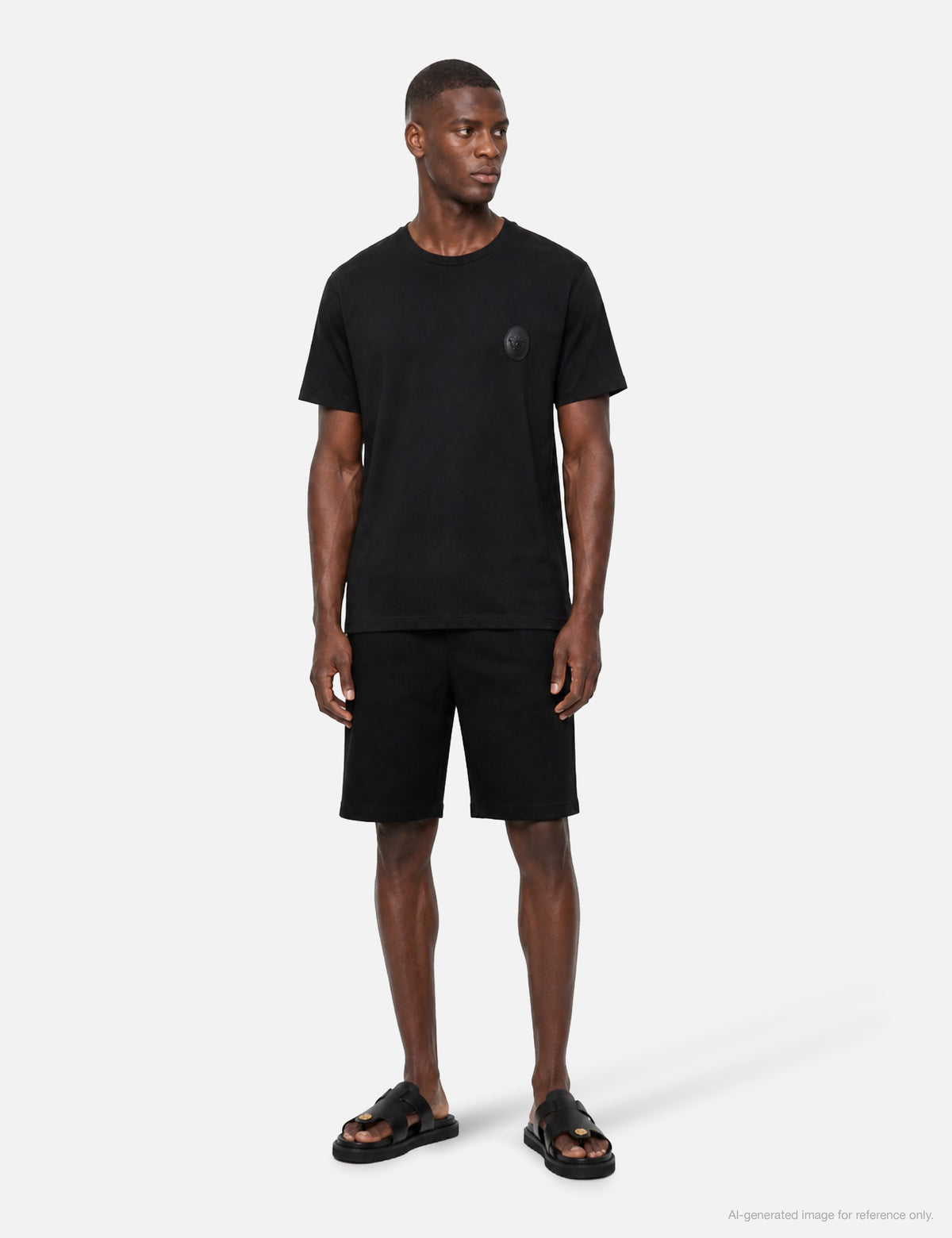 Versace ヴェルサーチェ  【本物保証】 Tシャツ ストリート系 ユニセックス Cotton-Jersey Slim T-Shirt