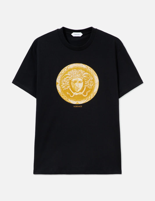 Versace ヴェルサーチェ 【本物保証】 Tシャツ ストリート系 ユニセックス Printed Cotton-Jersey Slim T-Shirt