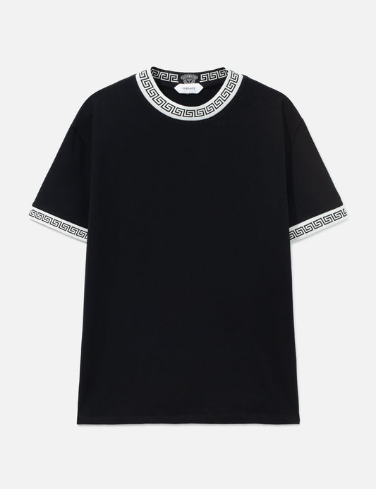 Versace ヴェルサーチェ 【本物保証】 Tシャツ ストリート系 メンズ Stretch Cotton-Jersey Slim T-Shirt