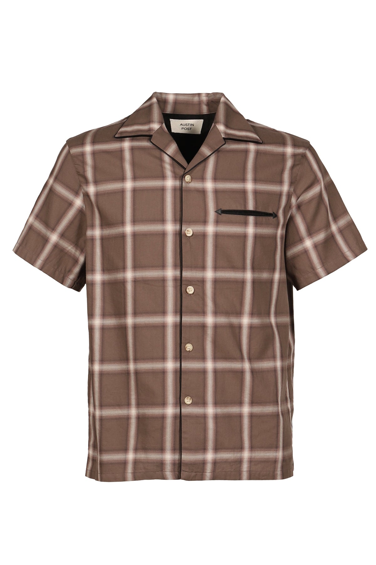 Austin Post オースティン ポスト 【本物保証】 シャツ ストリート系 メンズ SUNDOWN PLAID SHIRT / BRW PLAID