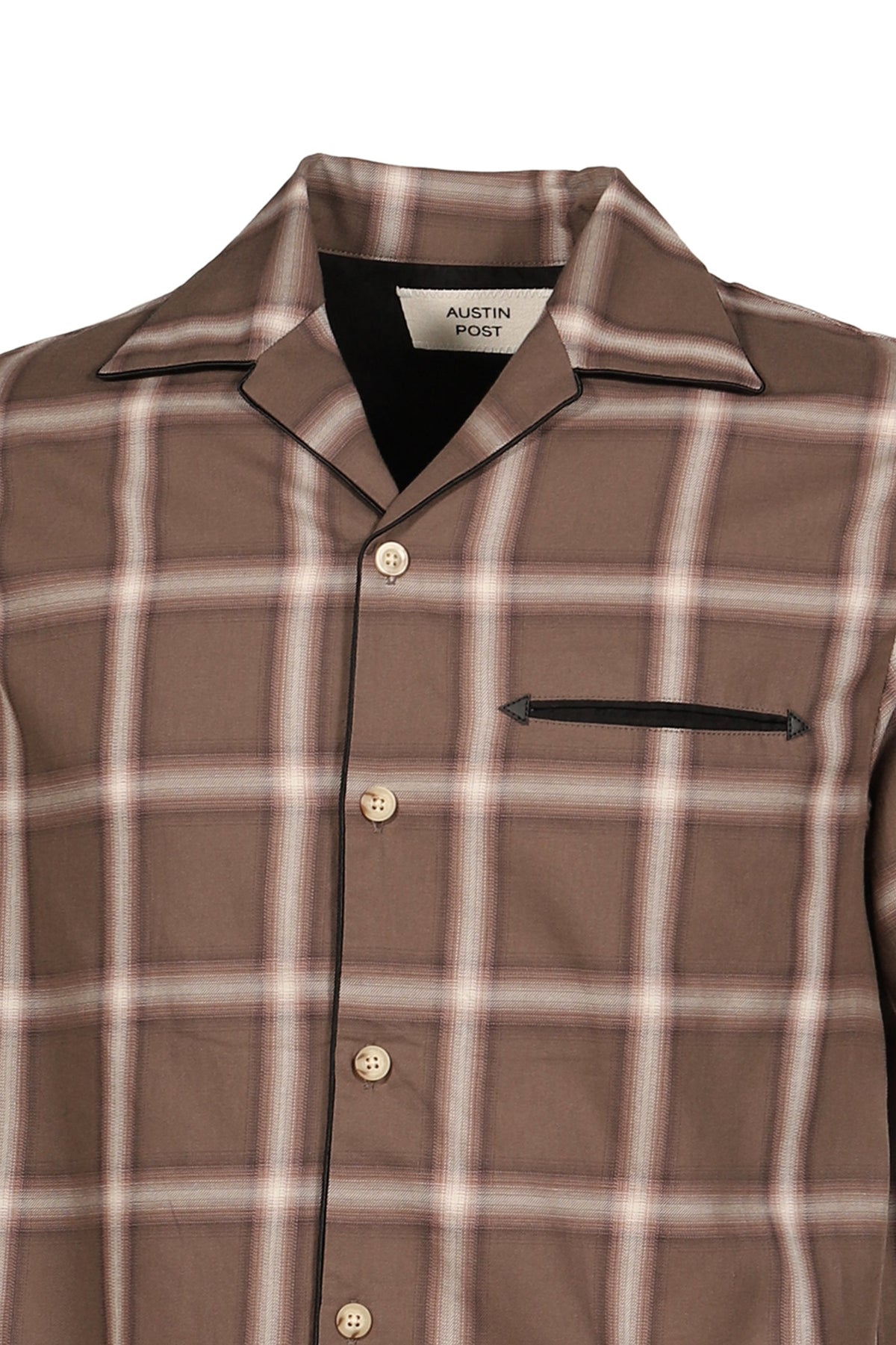 Austin Post オースティン ポスト 【本物保証】 シャツ ストリート系 メンズ SUNDOWN PLAID SHIRT / BRW PLAID