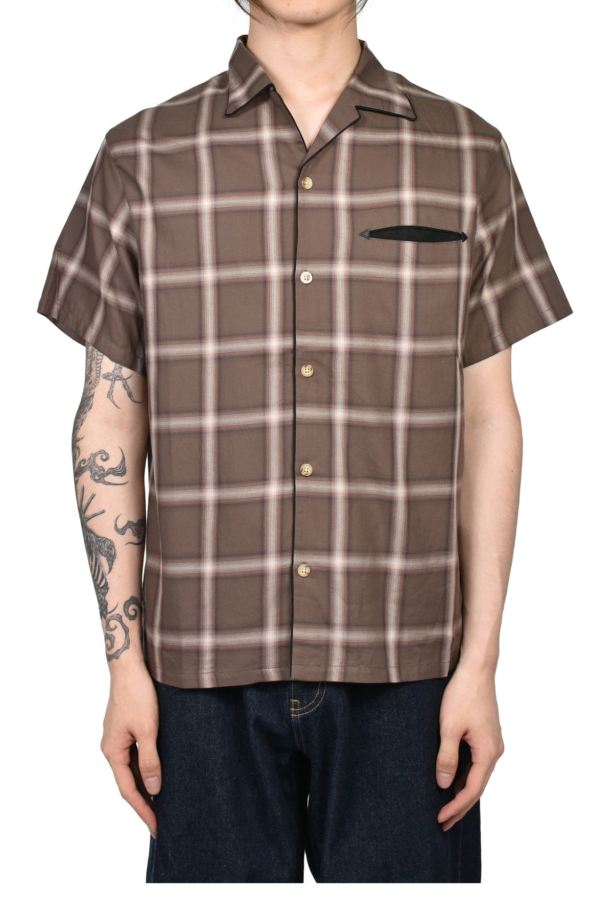 Austin Post オースティン ポスト 【本物保証】 シャツ ストリート系 メンズ SUNDOWN PLAID SHIRT / BRW PLAID