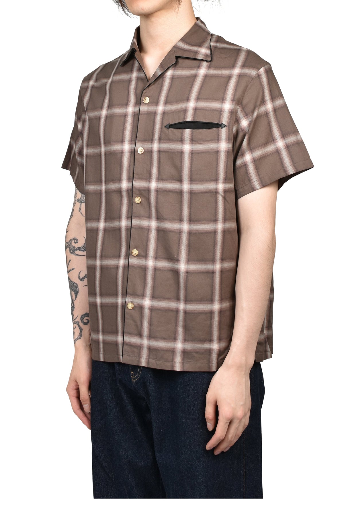 Austin Post オースティン ポスト 【本物保証】 シャツ ストリート系 メンズ SUNDOWN PLAID SHIRT / BRW PLAID