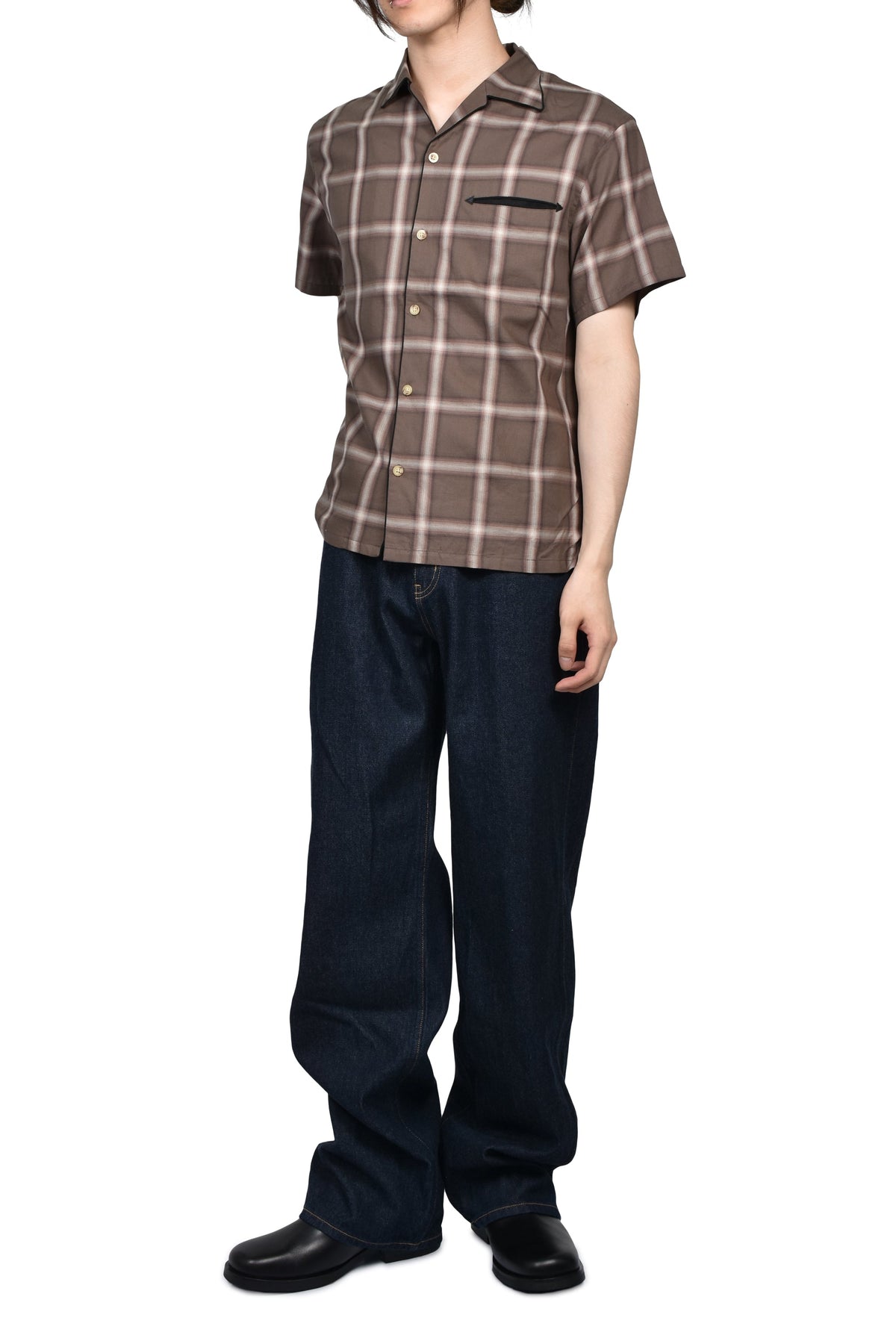 Austin Post オースティン ポスト 【本物保証】 シャツ ストリート系 メンズ SUNDOWN PLAID SHIRT / BRW PLAID