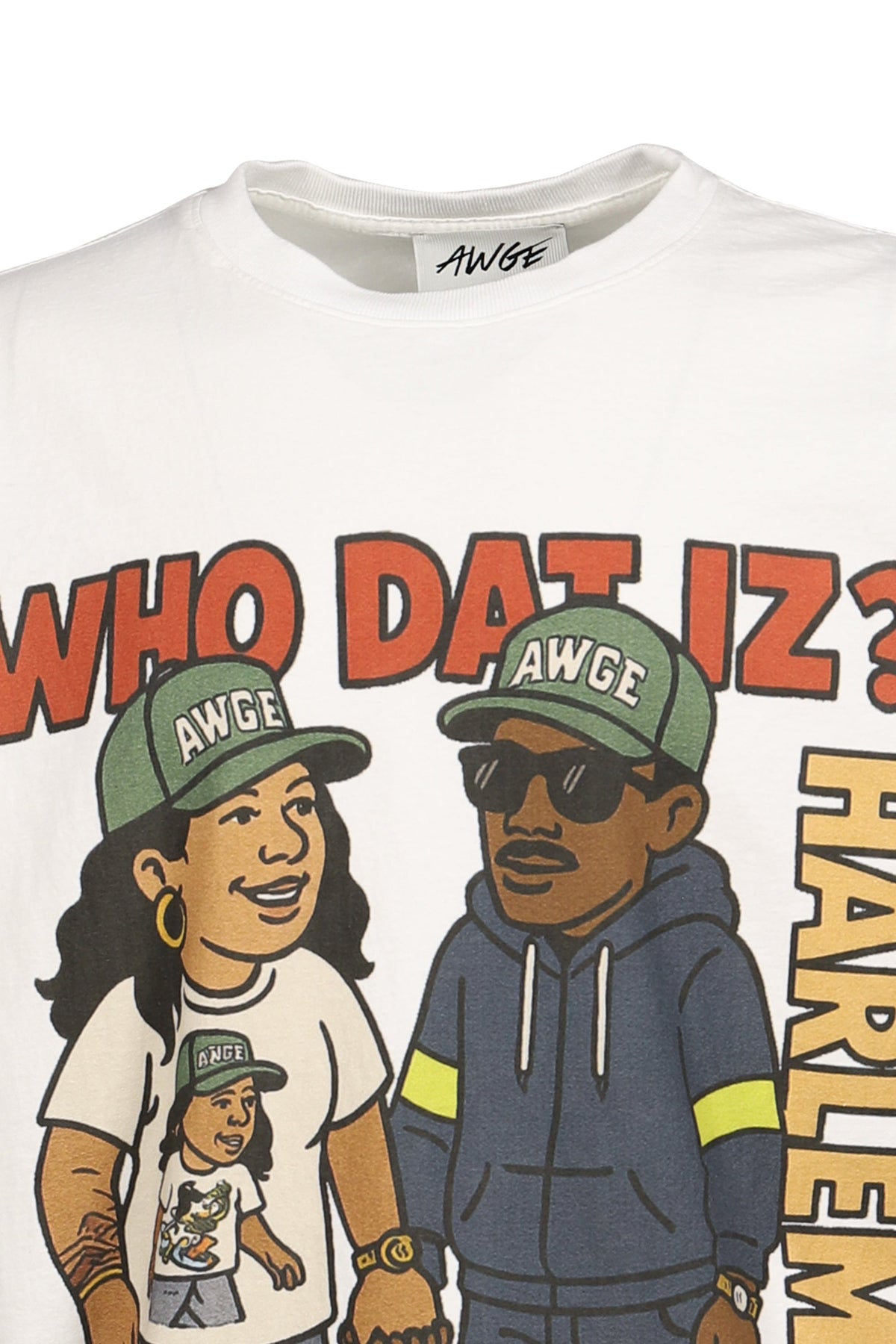 AWGE オーグ 【本物保証】 Tシャツ、ストリートスタイル、メンズ  AIRBRUSH TEE / WHT
