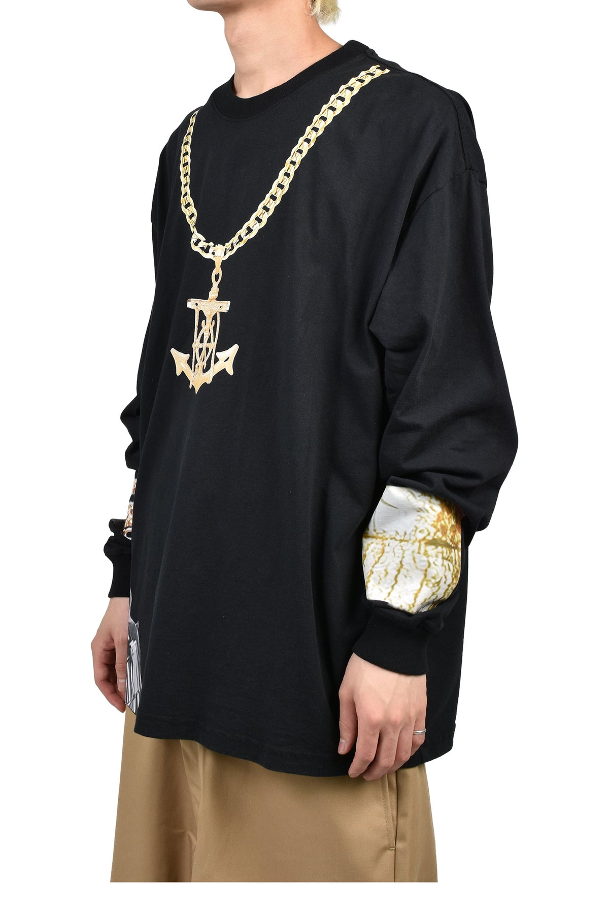 AWGE オーグ 【本物保証】 Tシャツ、ストリートスタイル、メンズ DRIP BLACK LONG SLEEVE / BLK