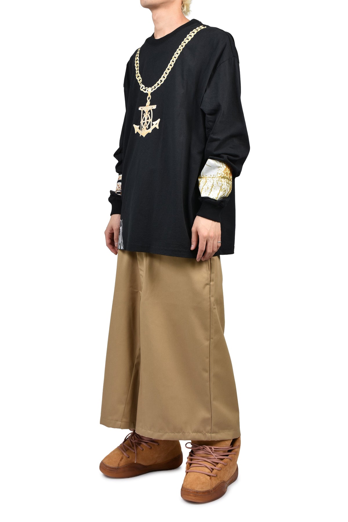 AWGE オーグ 【本物保証】 Tシャツ、ストリートスタイル、メンズ DRIP BLACK LONG SLEEVE / BLK
