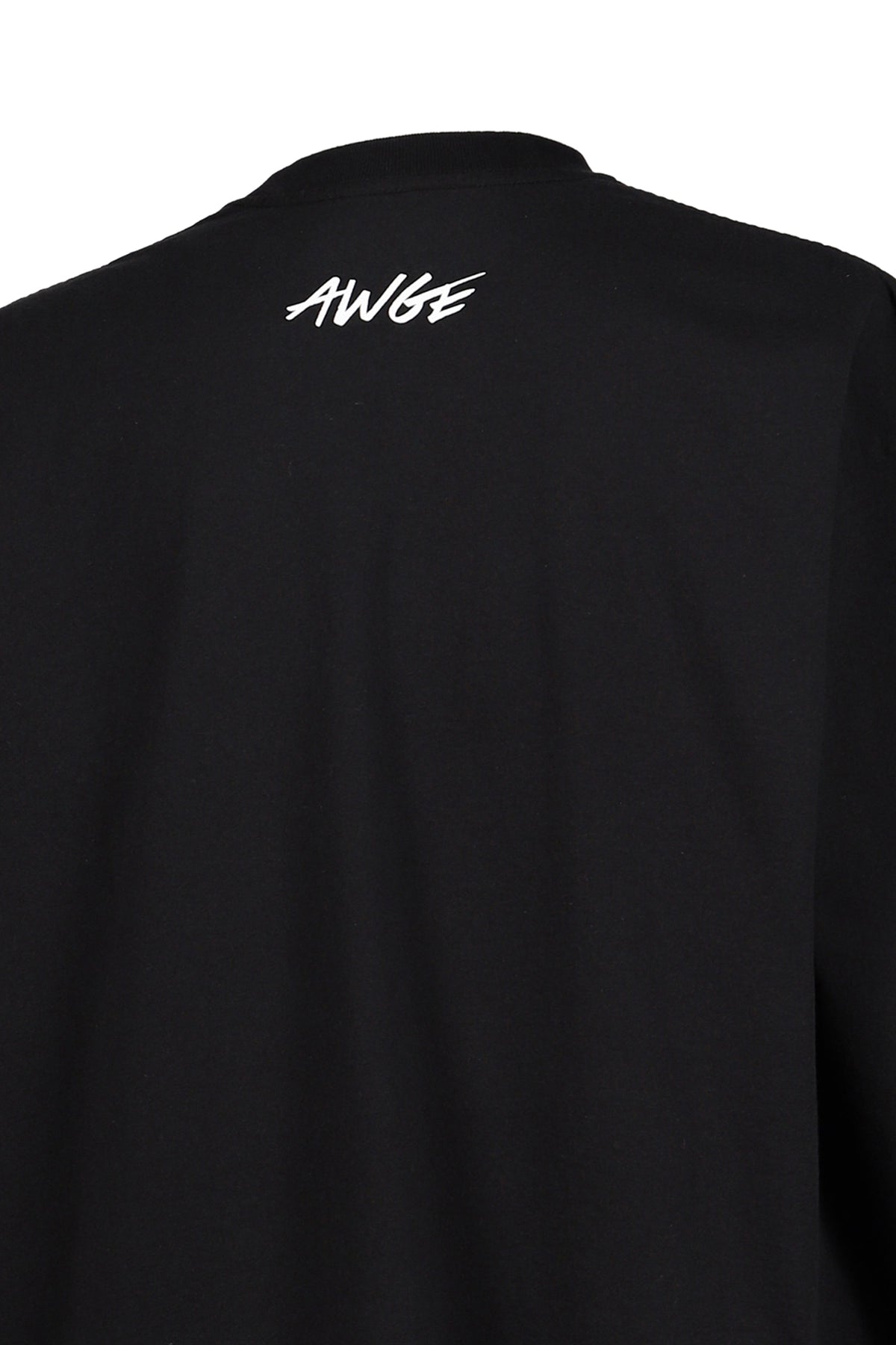 AWGE オーグ 【本物保証】 Tシャツ、ストリートスタイル、メンズ DRIP BLACK LONG SLEEVE / BLK