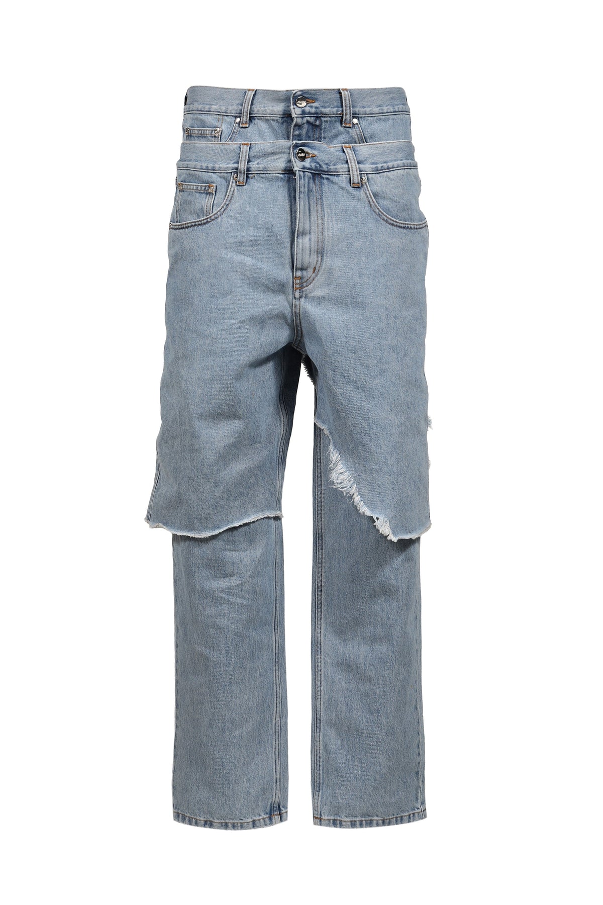 AWGE オーグ 【本物保証】 ジーンズ、ストリートスタイル、メンズ  DOUBLE LAYER DENIM / WASHED BLU