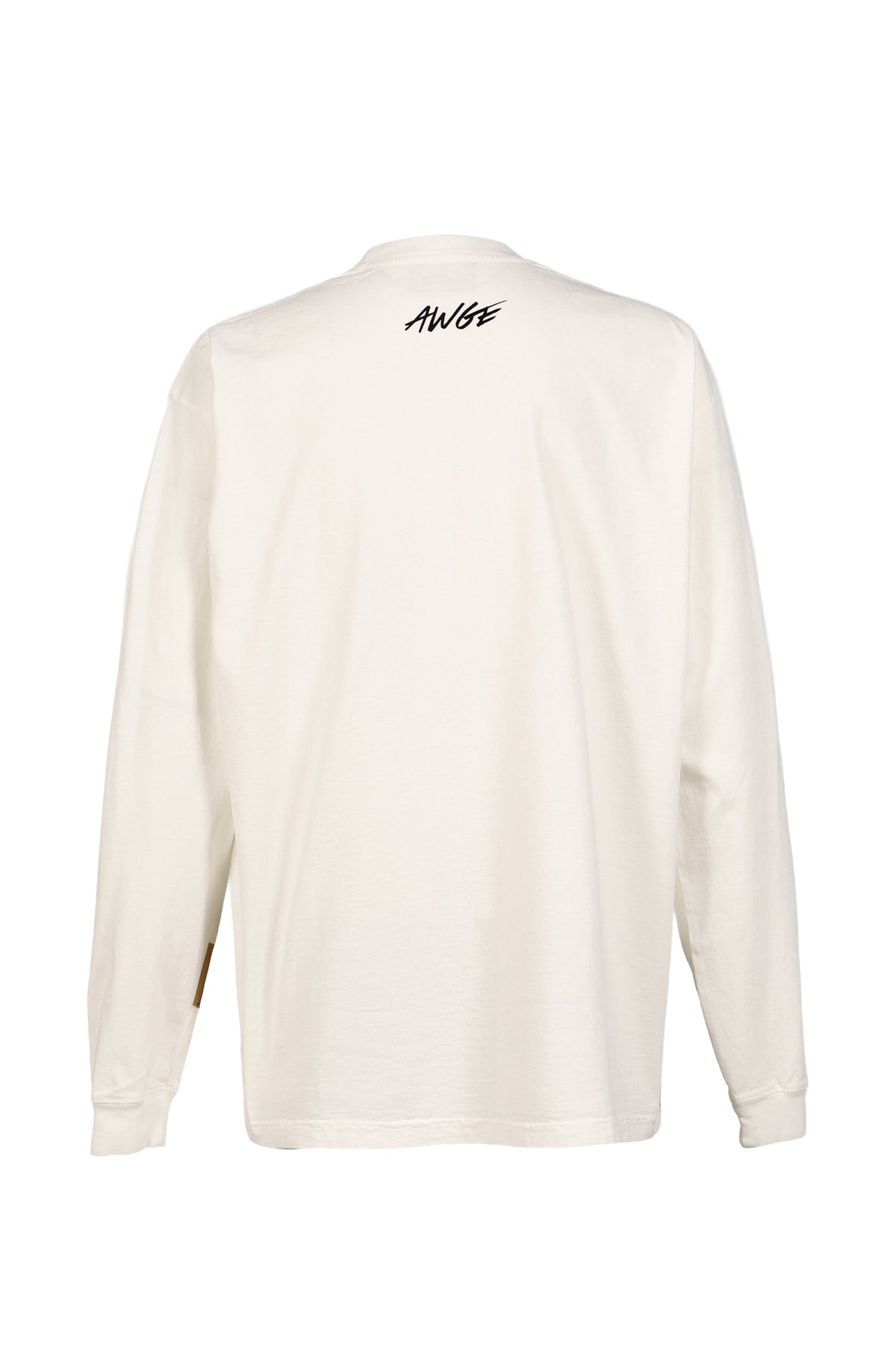 AWGE オーグ 【本物保証】 Tシャツ、ストリートスタイル、メンズ  JESUS CHAIN WHITE LONG SLEEVE / WHT