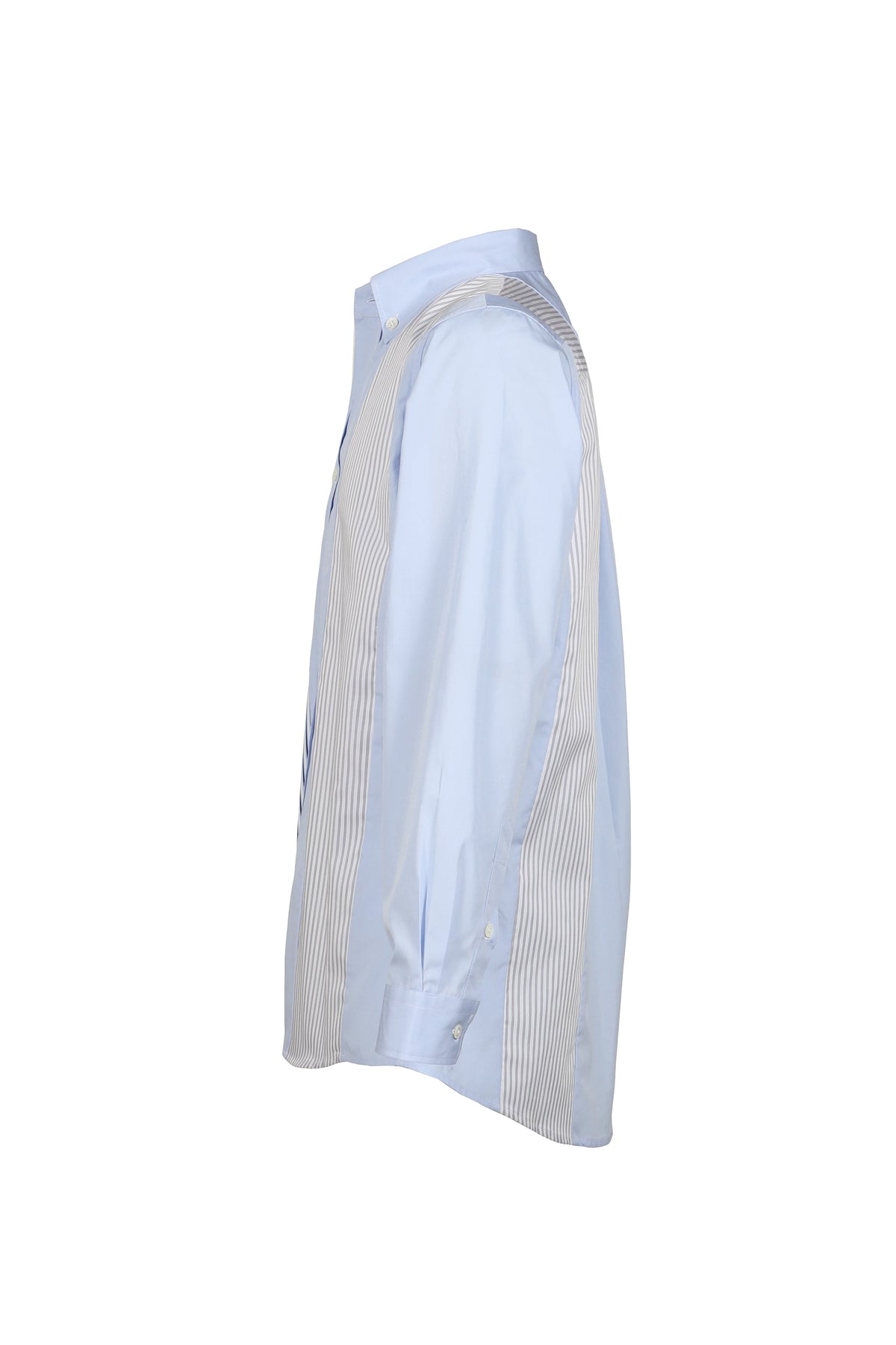 AWGE  オーグ 【本物保証】 シャツ、ストリートスタイル、メンズ MIX SHIRT // ALL UNIQUE! / WHT/BLU