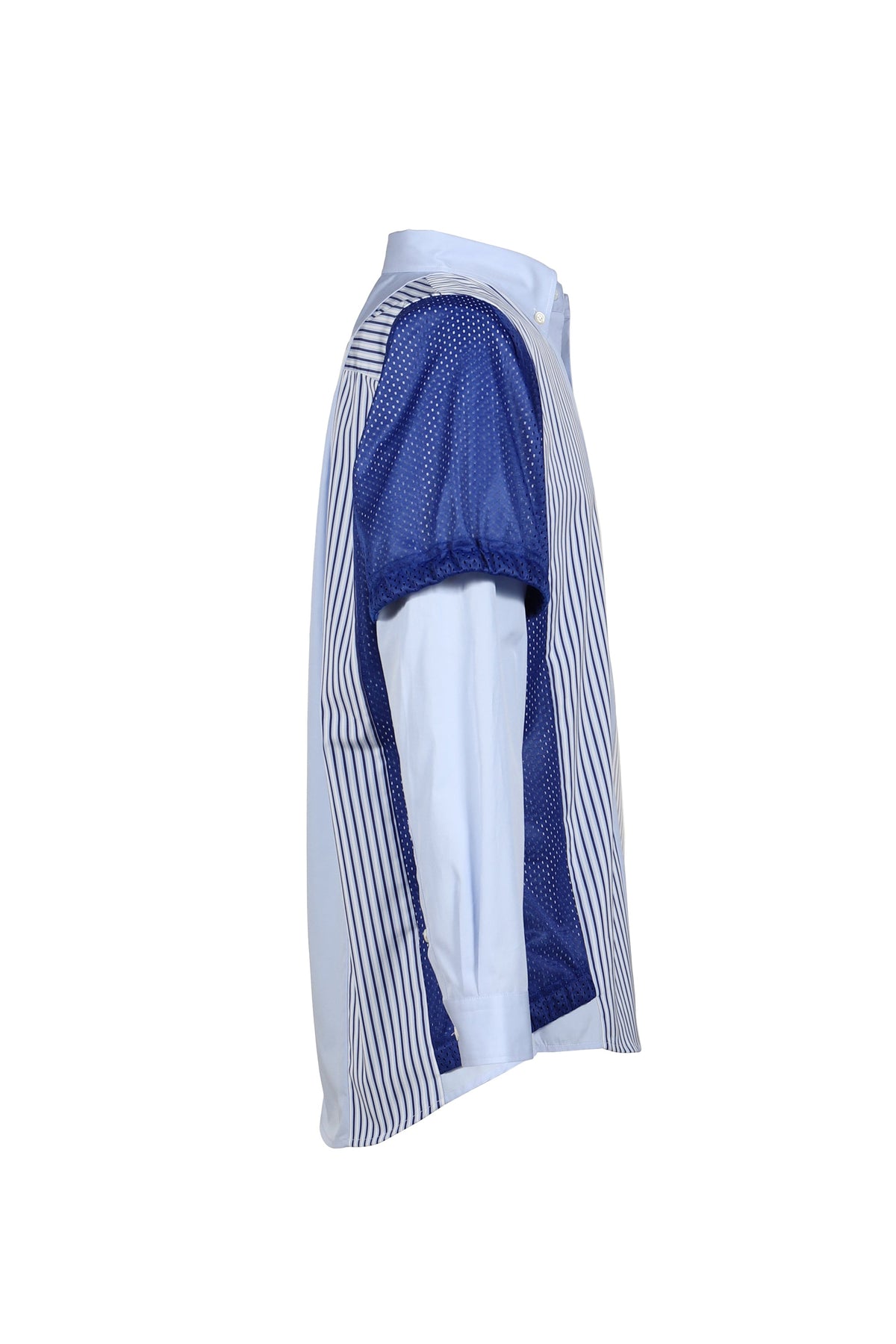 AWGE  オーグ 【本物保証】 シャツ、ストリートスタイル、メンズ MIX SHIRT // ALL UNIQUE! / WHT/BLU