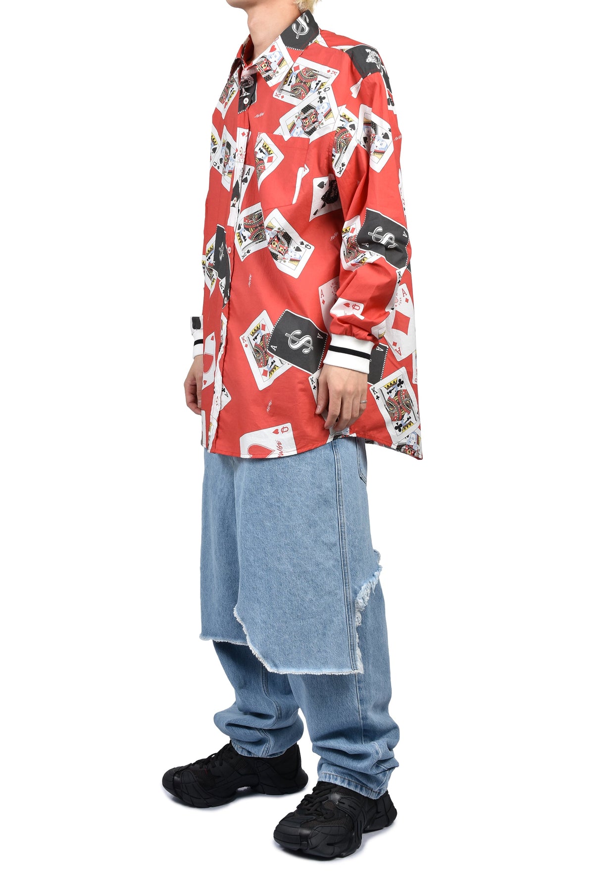 AWGE オーグ 【本物保証】 シャツ、ストリートスタイル、メンズ REGULAR SHIRT / RED
