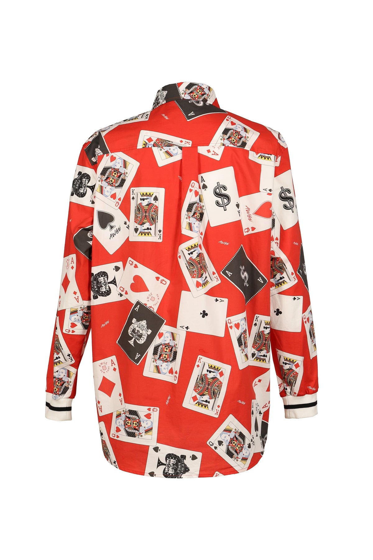 AWGE オーグ 【本物保証】 シャツ、ストリートスタイル、メンズ REGULAR SHIRT / RED