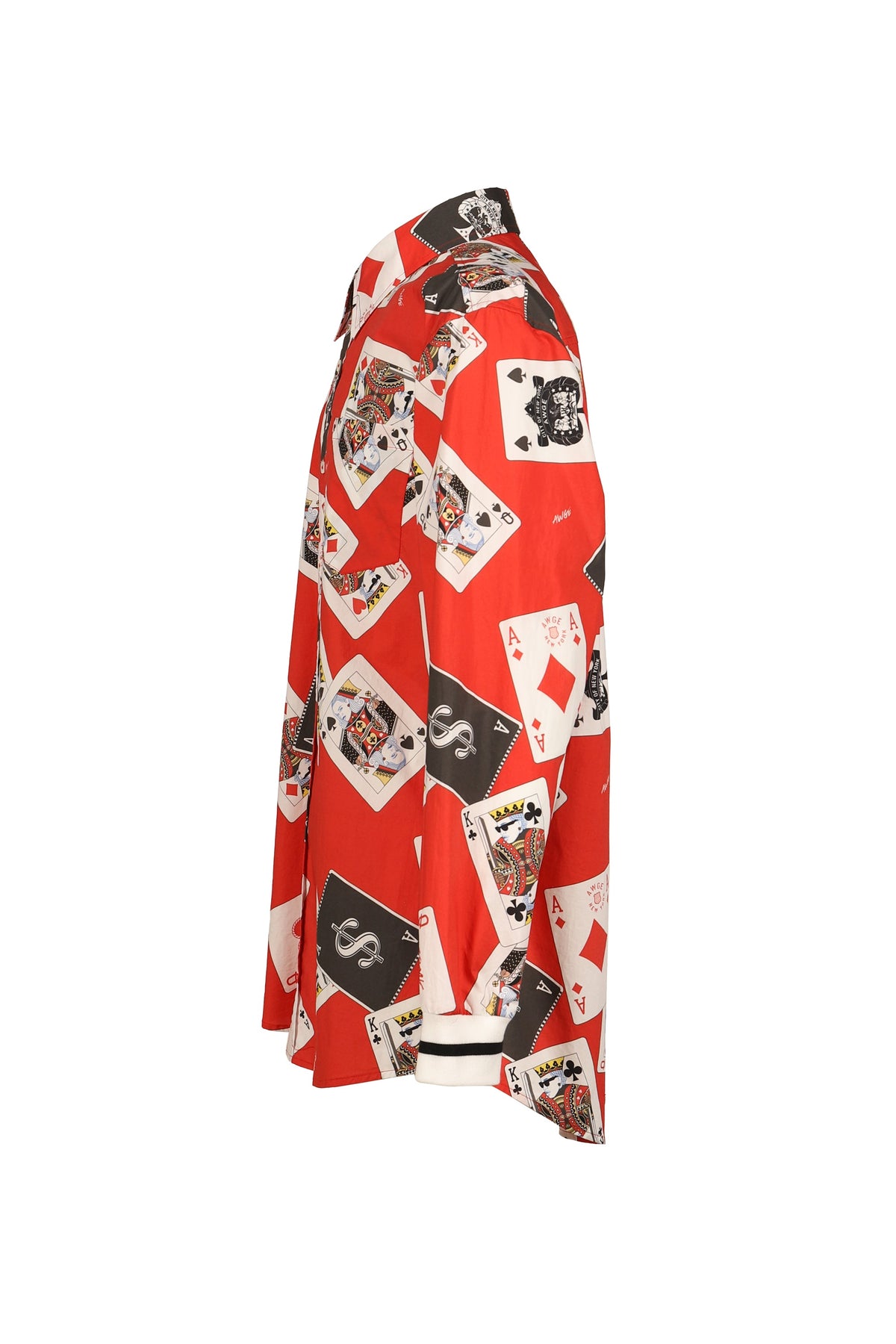AWGE オーグ 【本物保証】 シャツ、ストリートスタイル、メンズ REGULAR SHIRT / RED