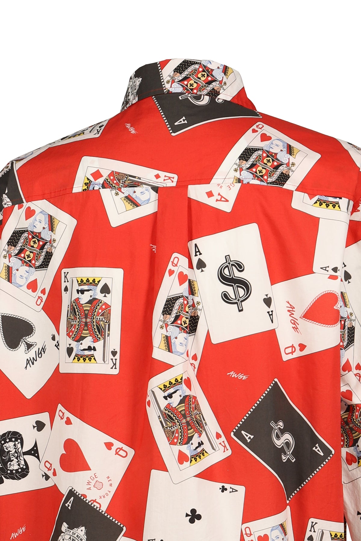 AWGE オーグ 【本物保証】 シャツ、ストリートスタイル、メンズ REGULAR SHIRT / RED