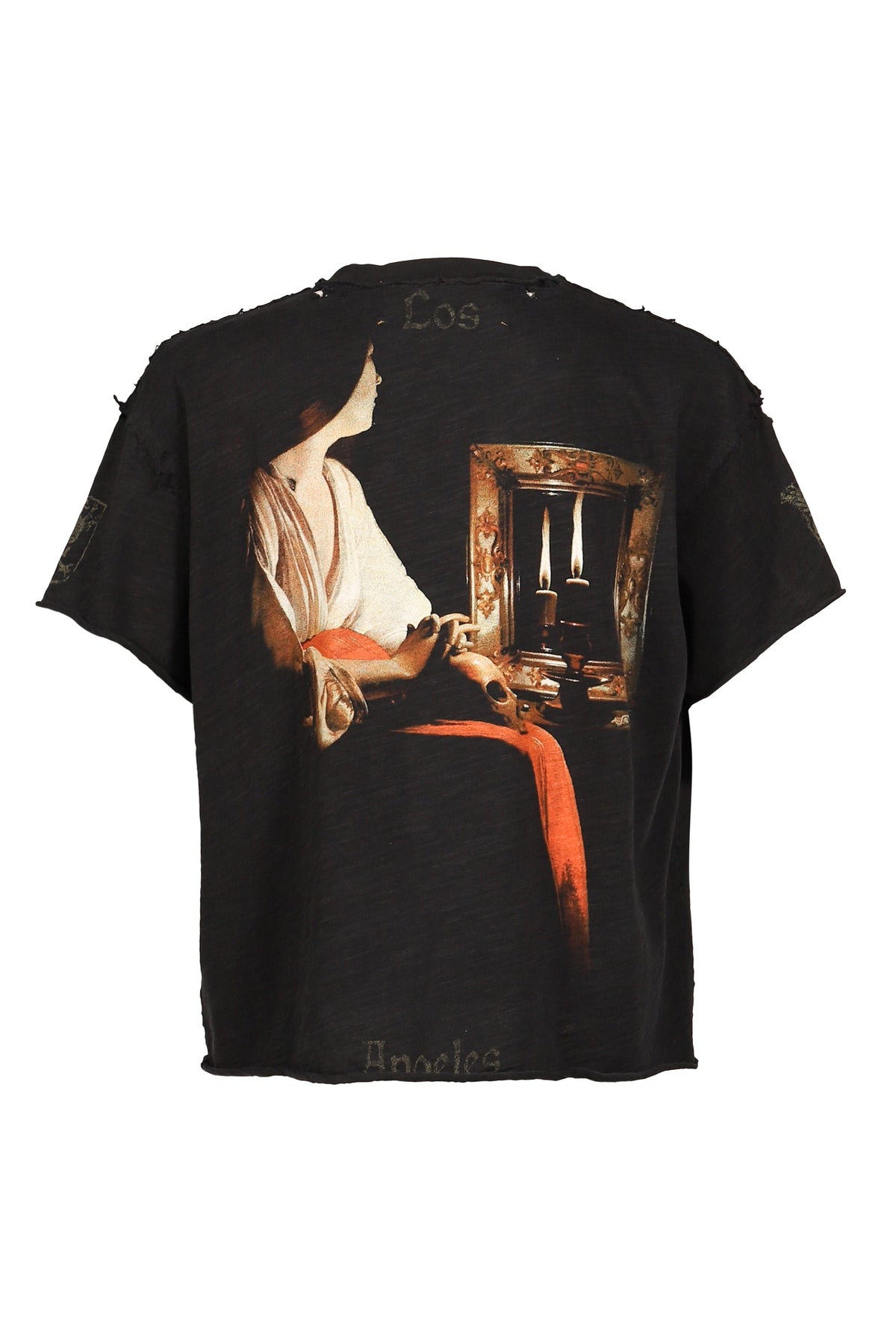 Crazy Clown LA クレイジー クラウン エルエー 【本物保証】 Tシャツ ストリート系 メンズ GEORGE DE LA TOUR T-SHIRT / Lv.2.5 / BLK