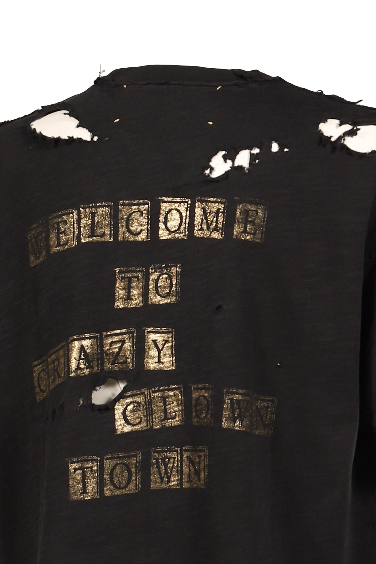 Crazy Clown LA クレイジー クラウン エルエー 【本物保証】 Tシャツ ストリート系 メンズ HOLLYWOOD ANTIQUE ASSEMBLAGE T-SHIRT / Lv.3 / BLK