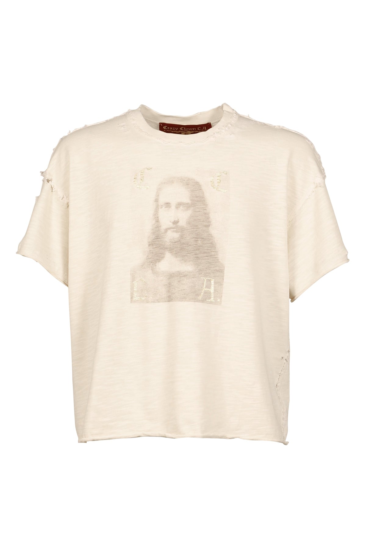 Crazy Clown LA クレイジー クラウン エルエー 【本物保証】 Tシャツ ストリート系 メンズ SHROUD OF TURIN T-SHIRT / Lv.2.5 / WHT