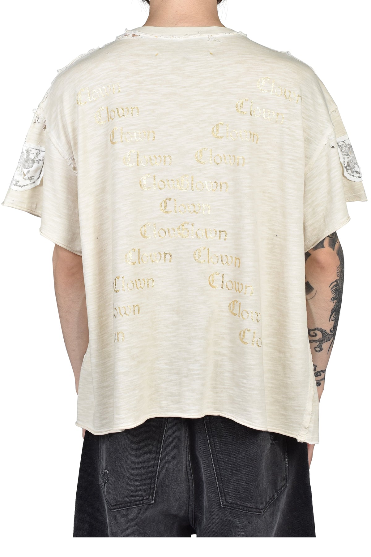 Crazy Clown LA クレイジー クラウン エルエー 【本物保証】 Tシャツ ストリート系 メンズ SHROUD OF TURIN T-SHIRT / Lv.2.5 / WHT