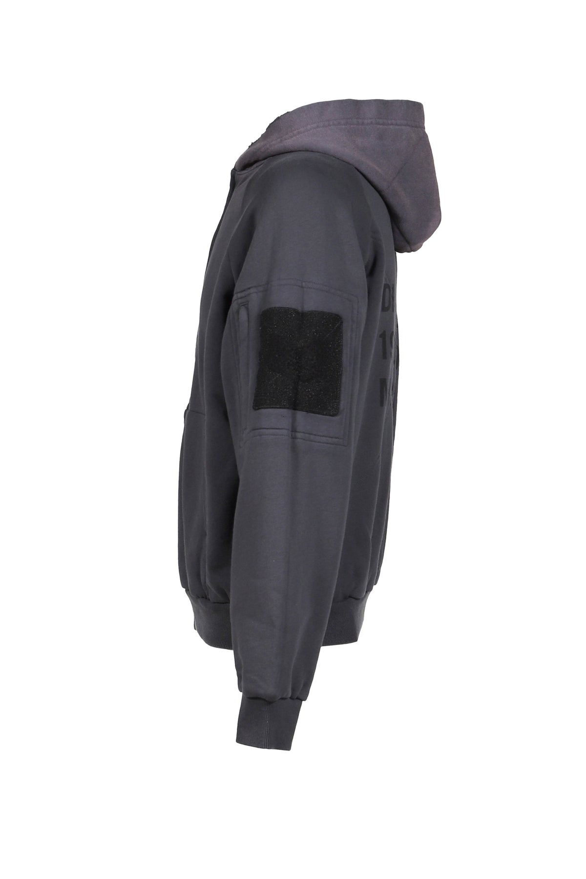 DIARY 1999 ダイアリー 1999【本物保証】 パーカー、ストリートスタイル、メンズ WAFFLE LINED HOODIE / BLK