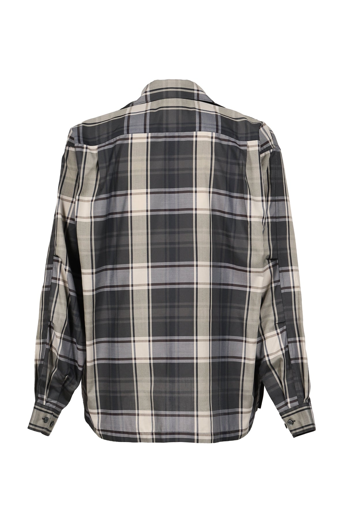 DAIWA PIER39 ダイワ ピア39 【本物保証】 シャツ ストリート系 メンズ TECH SPORTS OPEN COLLAR SHIRT L/S BIG TARTAN / BLK
