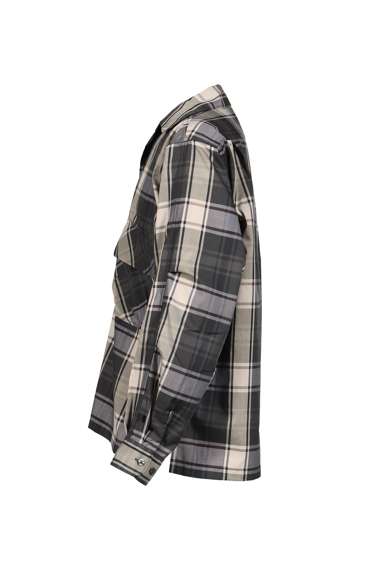 DAIWA PIER39 ダイワ ピア39 【本物保証】 シャツ ストリート系 メンズ TECH SPORTS OPEN COLLAR SHIRT L/S BIG TARTAN / BLK