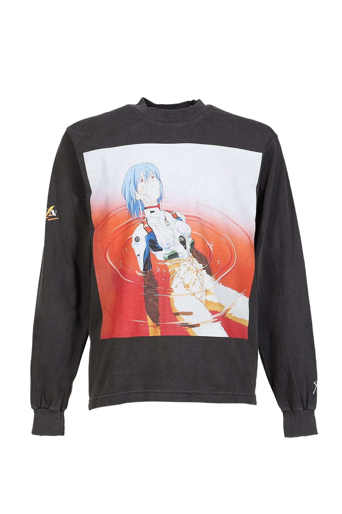 EVANGELION:95 エヴァンゲリオン キュウジュウゴ【本物保証】トレーナー、ストリートスタイル、メンズ 0098 CUTSEW  / BLK